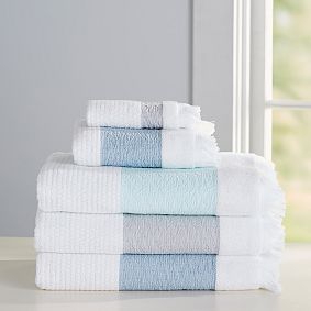 Relaxed Stripe Washcloth
