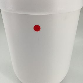 Open Box: Touch Trash Can - White