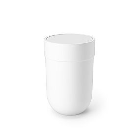 Open Box: Touch Trash Can - White