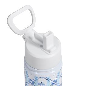 Slim Hill House Blue Trellis Water Bottle
