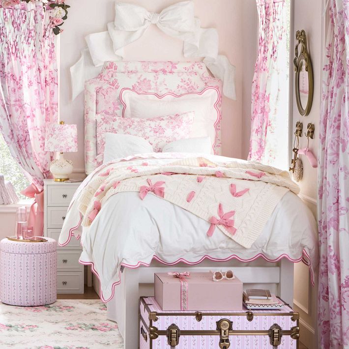 LoveShackFancy Auburn Wall Headboard | Pottery Barn Teen
