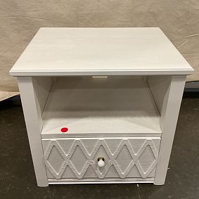 Open Box: AERIN Lattice Nightstand (21") - Isle White