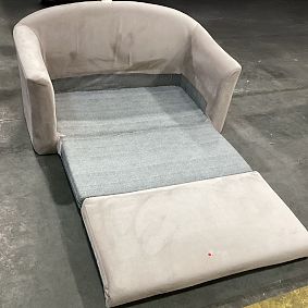 Open Box: Ashton Single Sleeper (47") - Lustre Velvet Dusty Blush