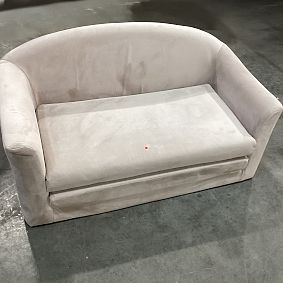 Open Box: Ashton Single Sleeper (47") - Lustre Velvet Dusty Blush