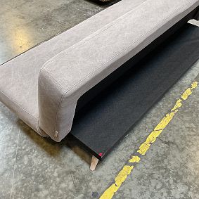 Open Box: Devon Futon Sofa (69") - Enzyme Washed Canvas Light Gray