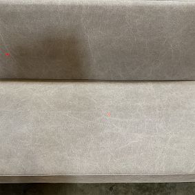 Open Box: Devon Futon Sofa (69") - Enzyme Washed Canvas Light Gray