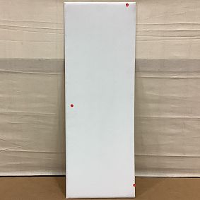 Open Box: Full Length No Nails Frameless Linen Pinboard (18"x50") - Linen