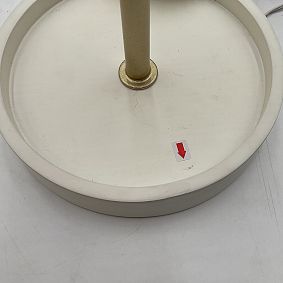 Open Box: Glam Mini Round LED Touch-Activated Vanity Mirror (12"x17") - White