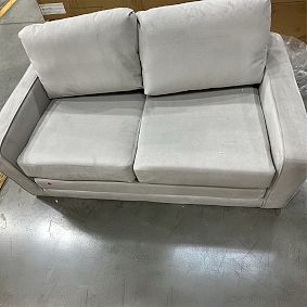 Open Box: Grove Sleeper Sofa (54.5") - Performance Everyday Velvet Light Gray