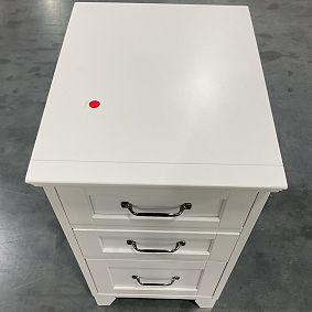 Open Box: Hampton Storage Tower Nightstand (19") - Simply White