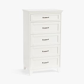 Open Box: Hampton Tall Chest of Drawers (28"W x 19"D) - Simply White