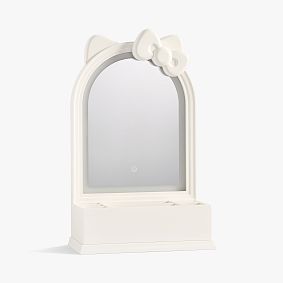 Open Box: Hello Kitty® Light-Up LED Desktop Vanity Mirror (16"x25") - White