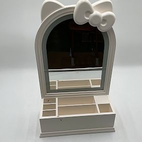 Open Box: Hello Kitty® Light-Up LED Desktop Vanity Mirror (16"x25") - White