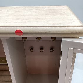 Open Box: Heritage Jewelry Display Cabinet (12"x15") - Biscotti
