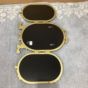 Open Box: LoveShackFancy Trifold Vanity Mirror (43" x 24") - Gold