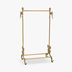 Open Box: LoveShackFancy Wardrobe Rack (36" x 63") - Gold