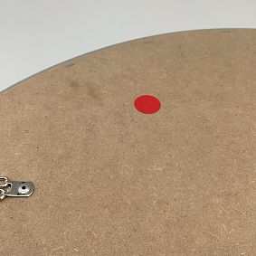 Open Box: No Nails Round Pinboard (24") - Light Gray