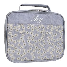 Gear-Up Chambray Eyelet Embroidered Cold Pack Lunch