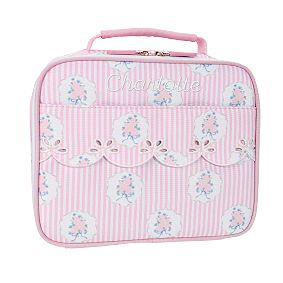 Gear-Up Pink Floral Pinstripes Cold Pack Lunch