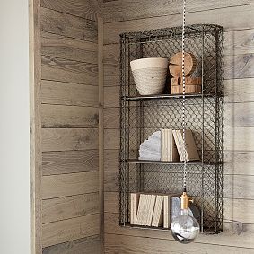 Open Box: Industrial Metal Shelving (23"x42"), 3-Shelf