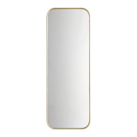 Open Box: Over The Door Framed Mirror (18" x 48") - Gold