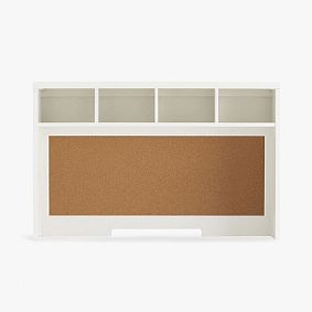 Open Box: Beadboard Space-Saving Desk Hutch - Simply White