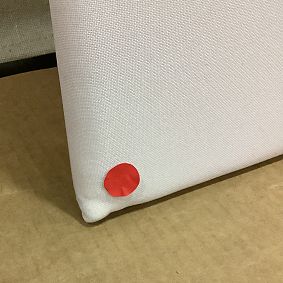 Open Box: No Nails Oversized Dorm Pinboard (36"W x 40"H) - Blush Linen
