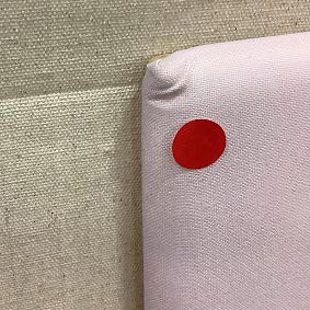 Open Box: No Nails Oversized Dorm Pinboard (36"W x 40"H) - Blush Linen