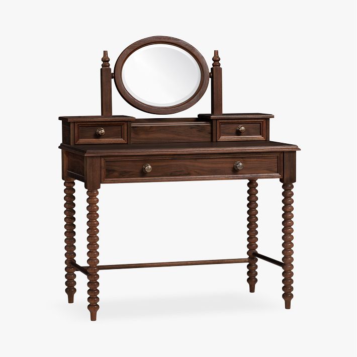 Chris Loves Julia Turned Wood Vanity Desk | Pottery Barn Teen Chris Loves Julia Turned Wood Vanity Desk | Pottery Barn Teen