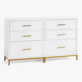 Blaire 3-Drawer Storage Cabinet, Set of 2 (50")