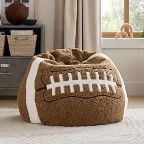 Large Football Bean Bag Chair Slipcover Only