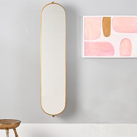 Swivel Pinboard Mirror (14"x56")