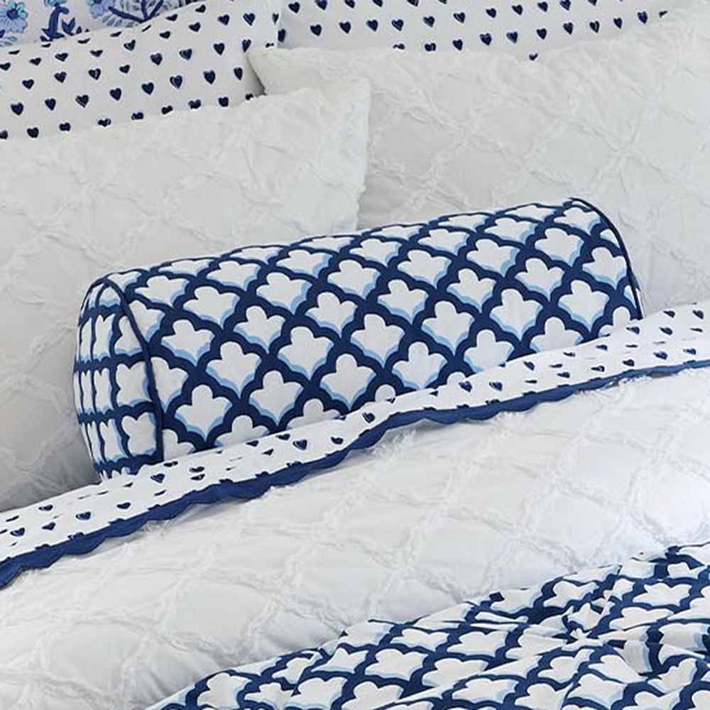 Roller Rabbit Jena Trellis Bolster Pillow | Pottery Barn Teen