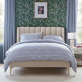 Avalon Channel Stitch Upholstered Bed