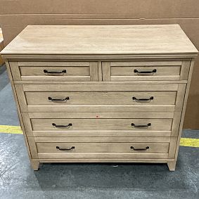 Open Box: Hampton 5-Drawer Dresser (42"W x 21"D) - Seadrift, Antique Bronze