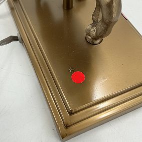 Open Box: Horse Shaped Table Lamp (17") - Brass
