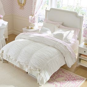 LoveShackFancy Eyelet Oversized Bow Pillow