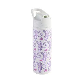 Roller Rabbit Lavender Monkey Colby Water Bottle