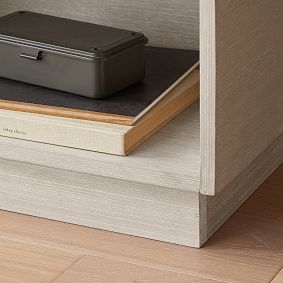 Stack Me Up Platform Storage Bed &amp; Cubby Bookcase Tower Set