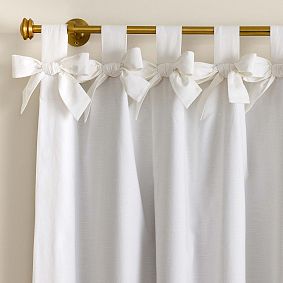 Bow Tie-Top Blackout Curtain
