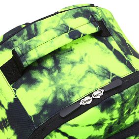 Santa Cruz Tie Dye Yellow and Black Backpack and Cold Pack Lunch Box Bundle, Set of 3