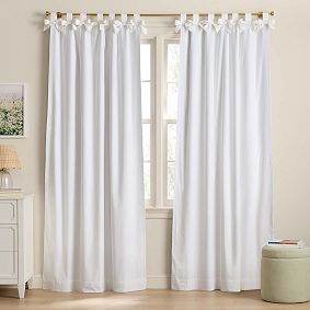 Bow Tie-Top Blackout Curtain