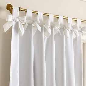 Bow Tie-Top Blackout Curtain
