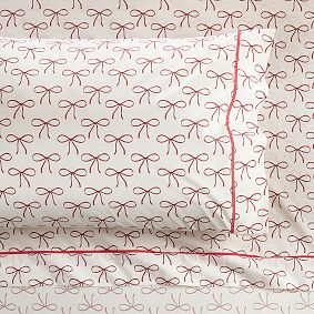 Bows Organic Sheet Set