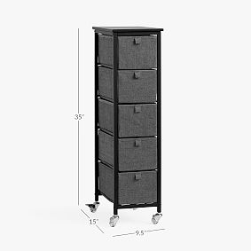 Rolling 5-Drawer Cart
