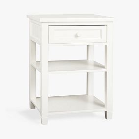 Open Box: Beadboard Nightstand (21") - Simply White