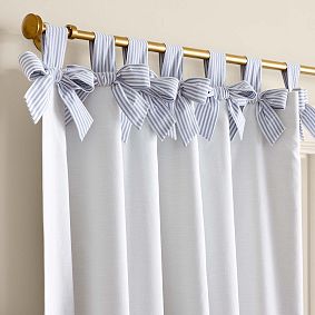 Bow Tie-Top Blackout Curtain