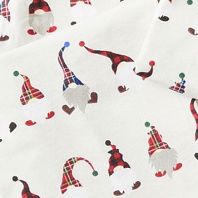 Holiday Gnome Organic Flannel Pajama Set
