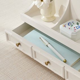 AERIN Bamboo Desktop Beauty Organizer