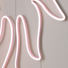 Pink Palm Puff Neon Palm Tree